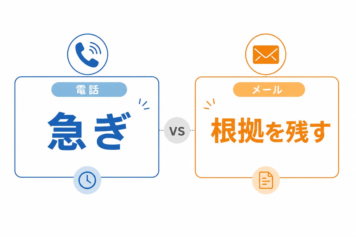 急ぎと正確性を分ける判断図