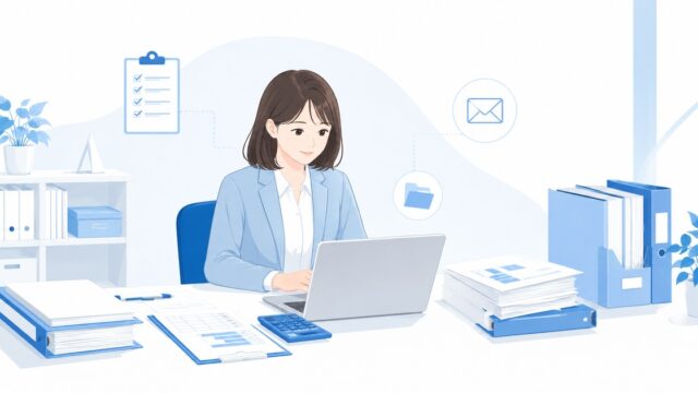 税理士へ相談する前に総務経理が整理すること。数字と事実を分けて聞くの内容を示すアイキャッチ