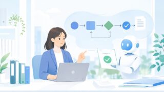 AIに細かく指示しすぎない。エージェントの自律性を活かす非エンジニア総務の頼み方の内容を示すアイキャッチ