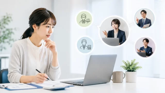 一人総務が外部専門家へ相談する前に事実を整理するイメージ